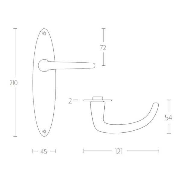 Drgreb - FORMANI med langskilt - Poleret nikkel - TIMELESS Model 1922MPOSFC