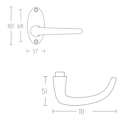 Drgreb - FORMANI - Poleret nikkel - TIMELESS Model 1922MRO