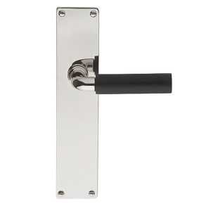 D�rgreb - FORMANI med langskilt - Poleret nikkel / Sort ibenholt tr� - TIMELESS Model 1923MPSFC