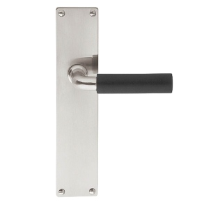 D�rgreb - FORMANI med langskilt - B�rstet nikkel / Sort ibenholt tr� - TIMELESS Model 1923MPSFC