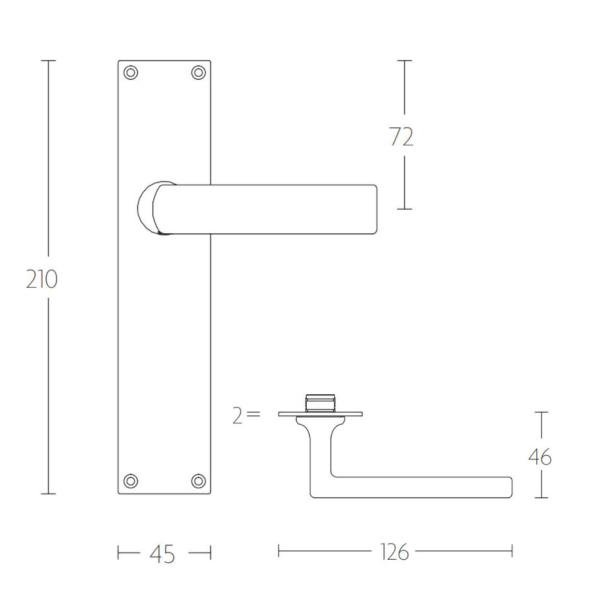 Drgreb - FORMANI med langskilt - Messing - TIMELESS Model 1929MPSFC