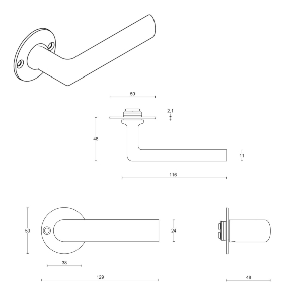 Drgreb - FORMANI - Poleret nikkel - TIMELESS Model 1929MRR50