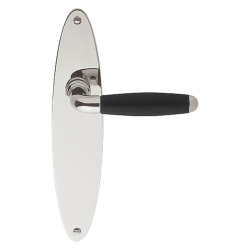 Drgreb - FORMANI med langskilt - Poleret nikkel / Ibenholt tr - TIMELESS Model 1932MPOSFC