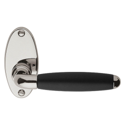 Drgreb - FORMANI - Poleret nikkel / Sort ibenholt tr - TIMELESS Model 1932MRO