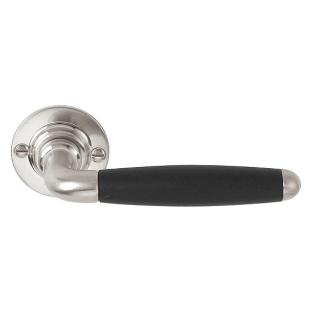 Drgreb - FORMANI - Satin nikkel / Sort ibenholt tr - TIMELESS Model 1932XLGRR50