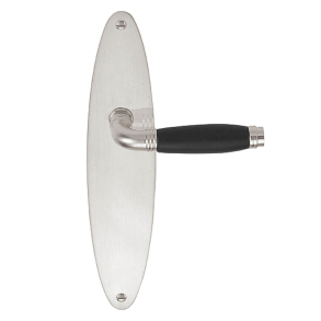 D�rgreb - FORMANI med langskilt - Satin nikkel / Ibenholt tr� - TIMELESS Model 1934MPOSFC