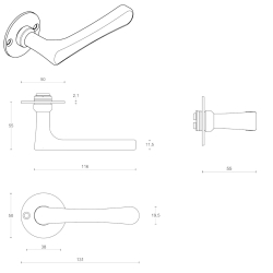 Drgreb - FORMANI - Poleret nikkel - TIMELESS Model 1935MRR50
