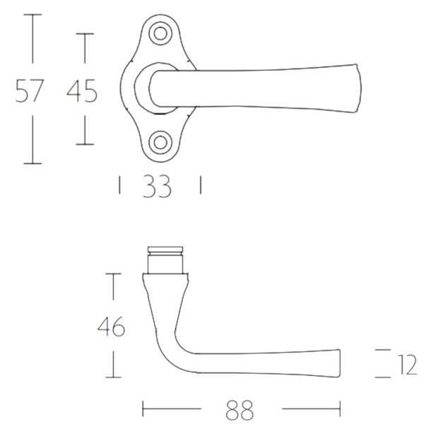 Drgreb - FORMANI - Satin nikkel - TIMELESS Model 1948MRL