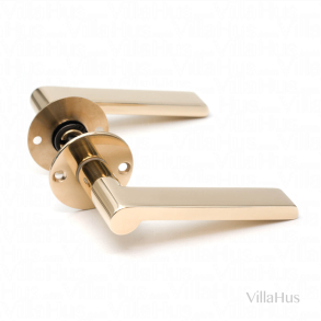 Door handle, Polished Brass, Interior, VERONA - BRASS door handles -  VillaHus