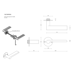 Drgreb - FORMANI - Poleret nikkel - TIMELESS Model 1927MRR50