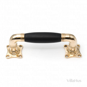Pullhandle - FORMANI - Messing uden lak og Sort Ibenholt tr - TIMELESS Model MG1934C