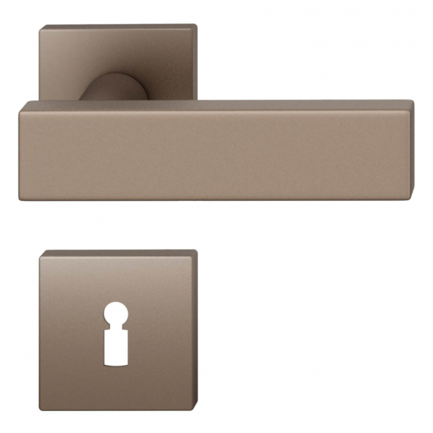 FSB Door handle - Medium bronze brushed aluminium - Johannes Potente - Model 1003