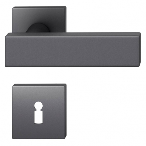 FSB Door handle - Black aluminium - Johannes Potente - Model 1003