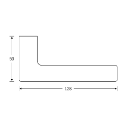 FSB Trgriff - Aluminium gebrstet - Johannes Potente - Modell 1005