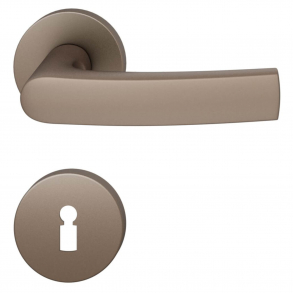 D�rrhandtag med nyckelskylt - FSB - Medium brons borstad aluminium - Johannes Potente - Modell 1015