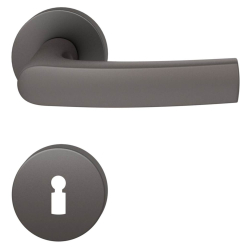 FSB Trgriff mit Schlsselschild - Dunkelbronze - Johannes Potente - Modell 1015