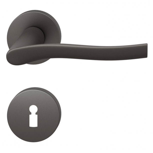 FSB Door handle - Dark bronze brushed aluminium - FSB Workshop - Model 1028
