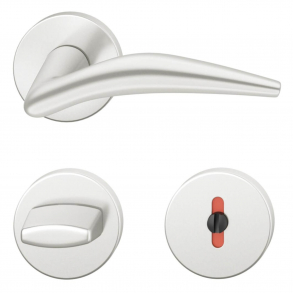 Drgreb med toiletbestning - FSB - Brstet aluminium - Jan Roth - Model 1057