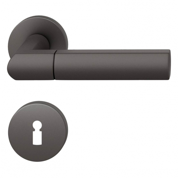 FSB Door handle with escutcheon - Dark bronze - Christoph Ingenhoven - Model 1078