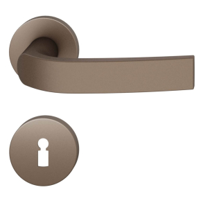 FSB Trgriff mit Schlsselschildern - Mittelbronze gebrstetes Aluminium - Jrgen Engel - Modell 127