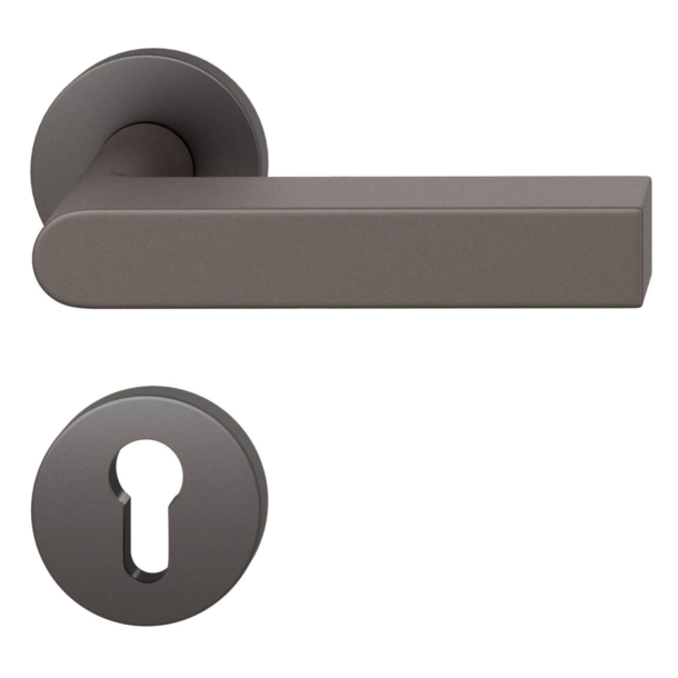 FSB Door Handle - Dark bronze brushed aluminum - Outdoors - Peter Bastian - Modell 1001