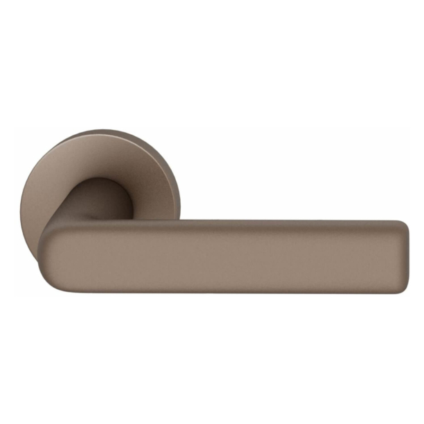 FSB Door handle - Medium bronze brushed aluminium - Hans Poelzig - Model 1012