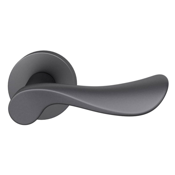 FSB Door handle - Black aluminium - Johannes Potente - Model 1020