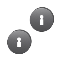 FSB Escutcheon - Black Aluminium