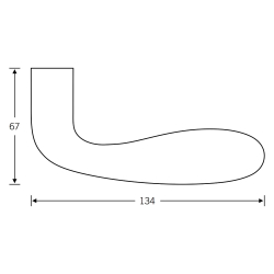 Klamka mosi&#281;&#380;na - Wewn&#261;trz - Projekt Hartmut Weise - Model 1250