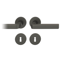 FSB Door handle - Dark bronze brushed aluminium - David Chipperfield - Model 1004