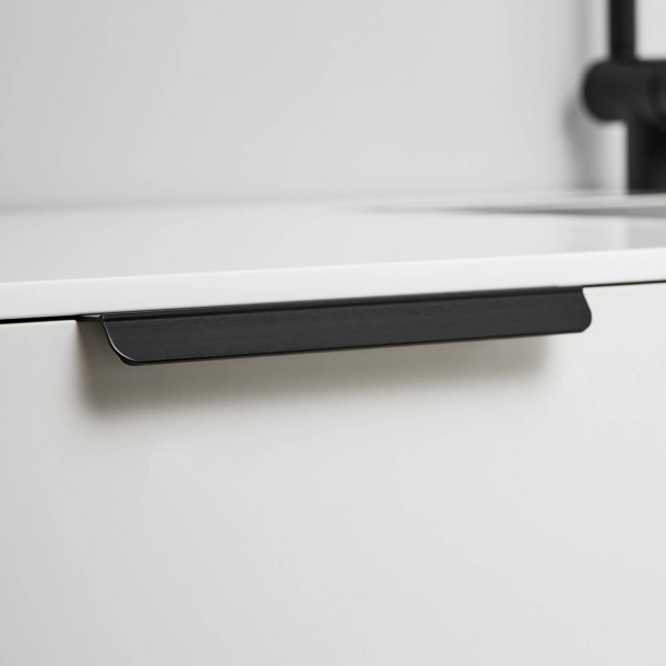 Furnipart Cabinet Handle - Brushed matt black - Model Accent - 200 mm