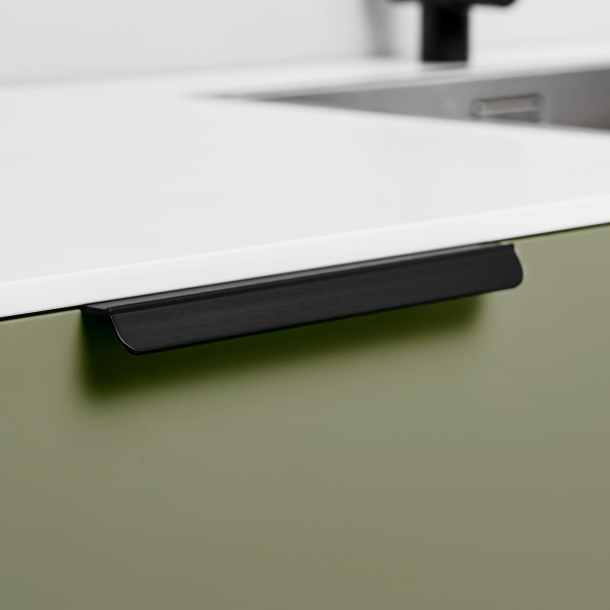 Furnipart Cabinet Handle - Brushed matt black - Model Accent - 200 mm