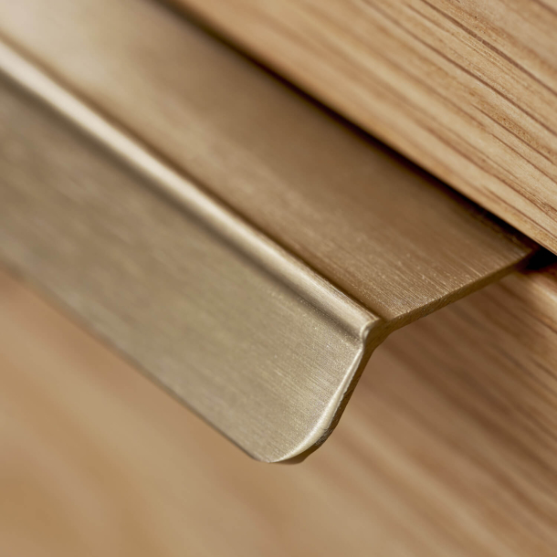 Furnipart Cabinet Handle - Brushed brass - Model Accent - 200 mm