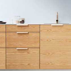 Furnipart Cabinet Handle - Brushed brass - Model Accent - 200 mm