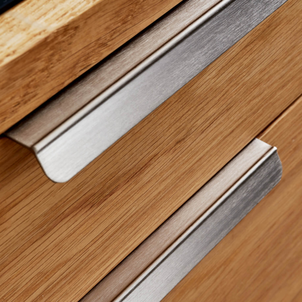 Furnipart Cabinet Handle - Brushed steel - Model Accent - 200 mm