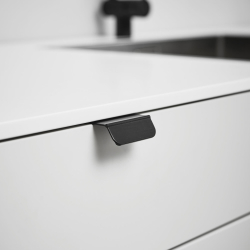 Furnipart Cabinet Handle - Brushed matt black - Model Accent - 50 mm