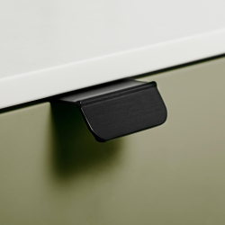 Furnipart Cabinet Handle - Brushed matt black - Model Accent - 50 mm