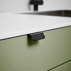 Furnipart Cabinet Handle - Brushed matt black - Model Accent - 50 mm