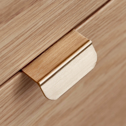 Furnipart Cabinet Handle - Brushed brass - Model Accent - 50 mm