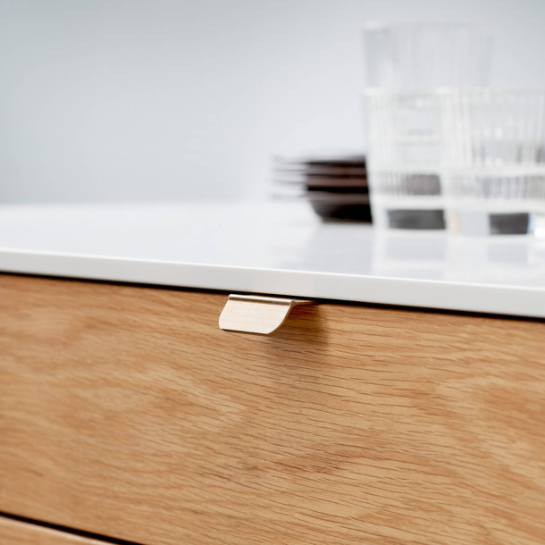 Furnipart Cabinet Handle - Brushed brass - Model Accent - 50 mm