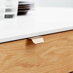 Furnipart Cabinet Handle - Brushed brass - Model Accent - 50 mm