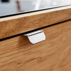 Furnipart Cabinet Handle - Brushed steel - Model Accent - 50 mm
