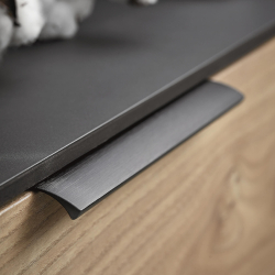 Furnipart Cabinet Handle - Antique bronze - Model EDGE STRAIGHT - 200 mm