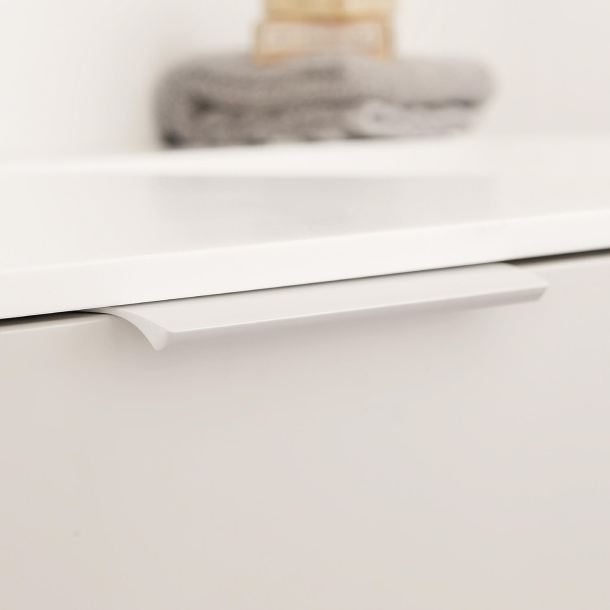 Furnipart Cabinet Handle - White - Model EDGE STRAIGHT - 200 mm