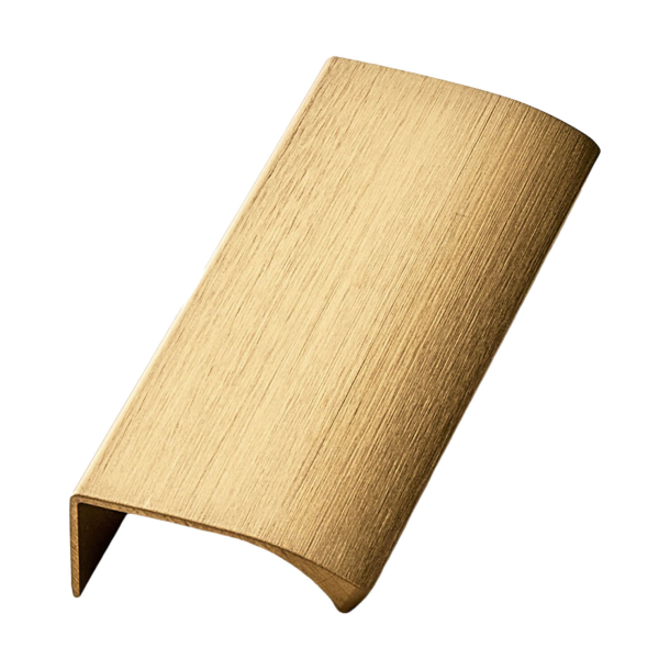 Cabinet Handle - Brushed brass - Model EDGE STRAIGHT - 100 mm