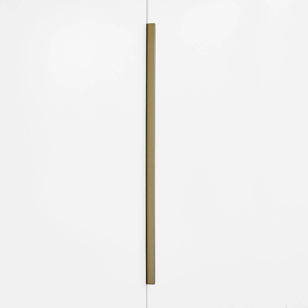 Cabinet Handle - Brushed brass - Model EDGE STRAIGHT - 600 mm