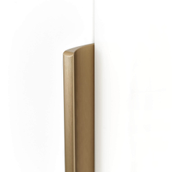 Cabinet Handle - Brushed brass - Model EDGE STRAIGHT - 600 mm