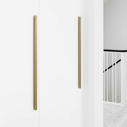 Furnipart Cabinet Handle - Brushed brass - Model Elan 600 mm