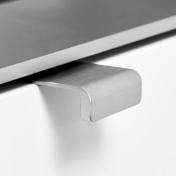 Furnipart cabinet handle - Brushed steel - Model Artisan