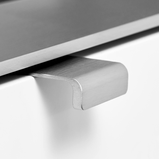 Furnipart cabinet handle - Brushed steel - Model Artisan